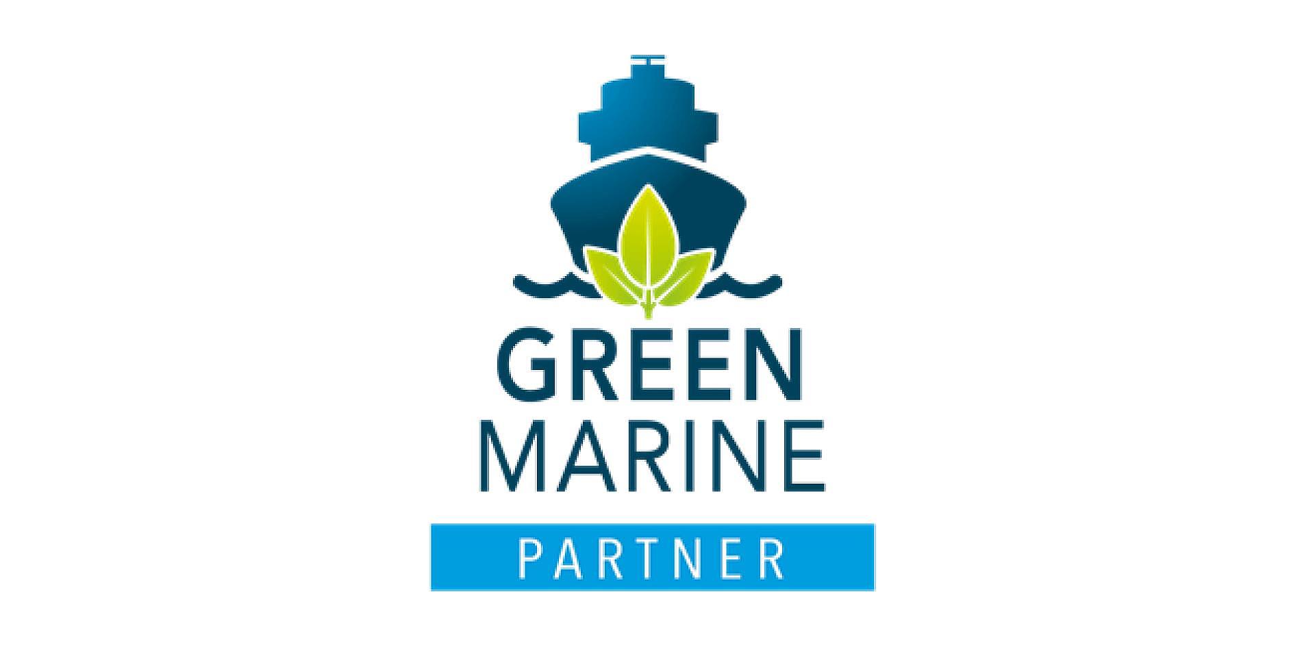 Das Logo von Green Marine.