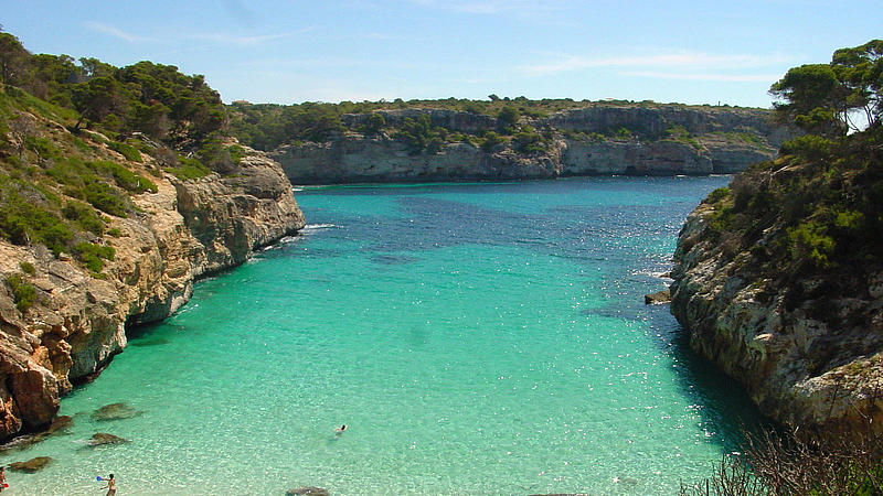 Strand von Palma de Mallorca.