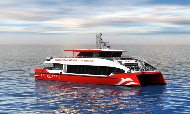 Rendering eines Schiffes von der Steuerbordseite