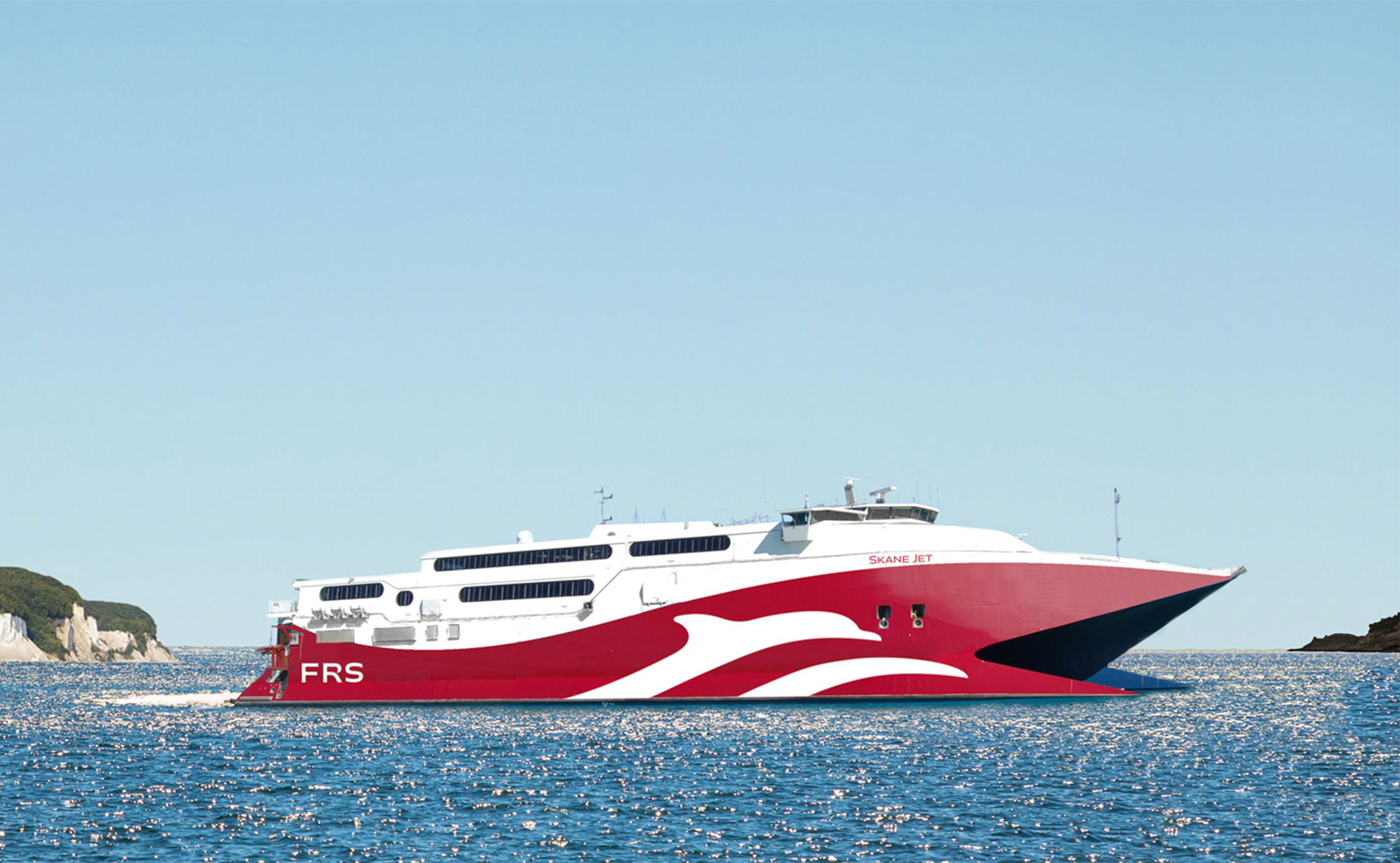 High-Speed-Katamaran FRS High-Speed-Katamaran FRS zwischen Schweden und Rügen.