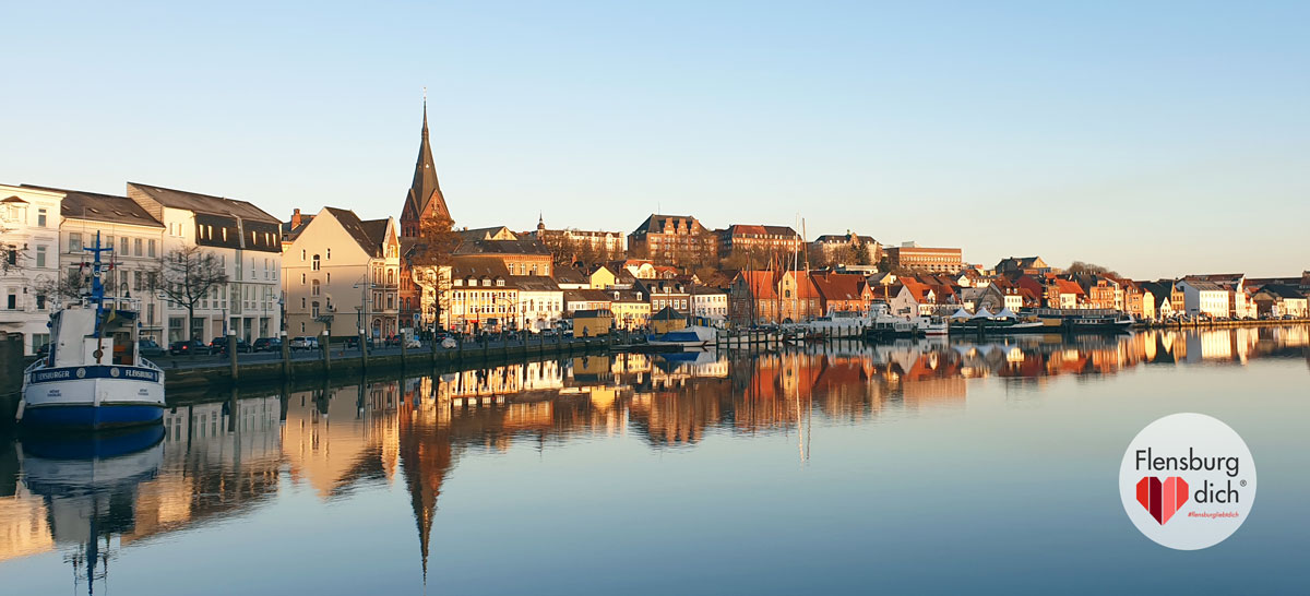 Hafen in Flensburg.