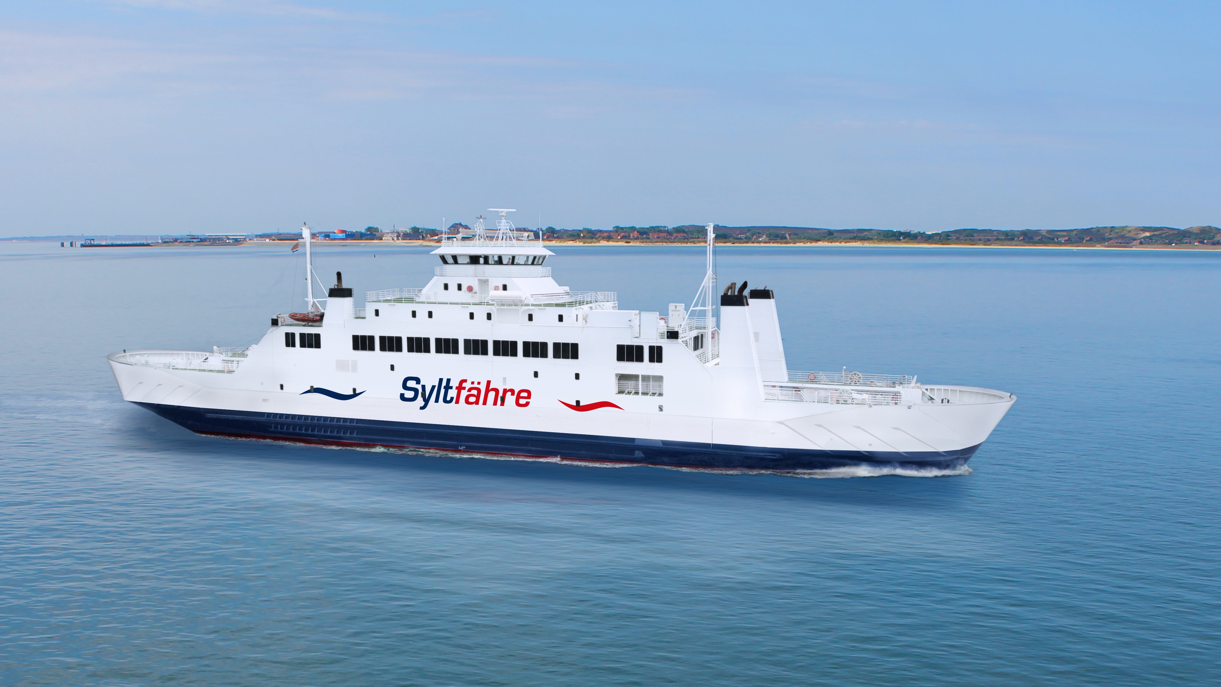 Second Sylt ferry Second Sylt ferry from starbord side.
